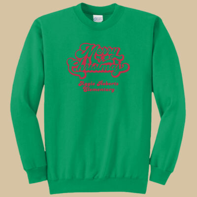 Adult Crewneck - Winter Holidays - Merry Christmas - Red Thumbnail