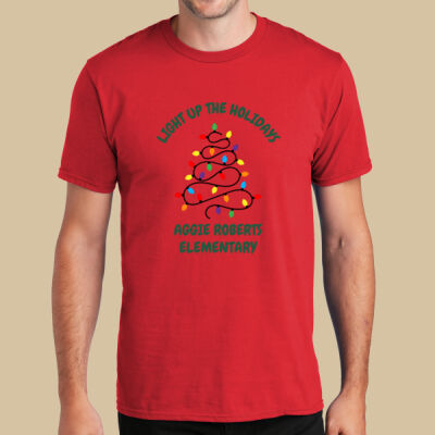 Adult T-Shirt - Winter Holidays - Light Up - Green Thumbnail
