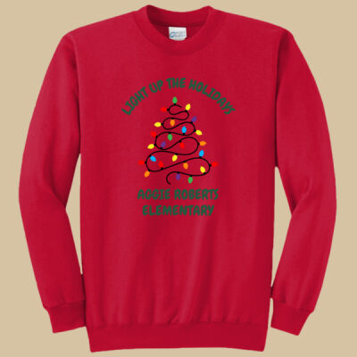Adult Crewneck - Winter Holidays - Light Up - Green Thumbnail