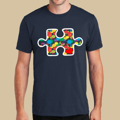 Adult - Puzzle Piece T-Shirt - Autism Awareness Thumbnail