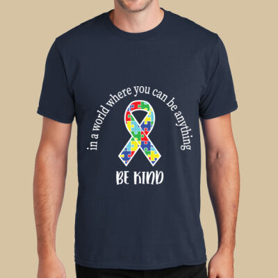 Adult - Be Kind Ribbon T-Shirt - Autism Awareness Thumbnail