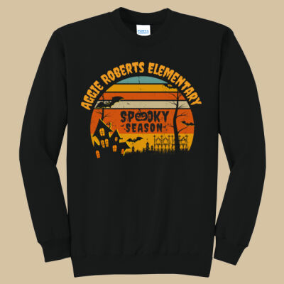 Adult Crewneck - Fall Holidays - Haunted House Thumbnail