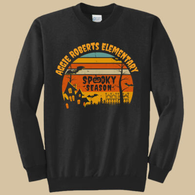 Adult Crewneck - Fall Holidays - Haunted House Thumbnail