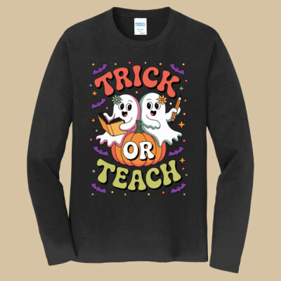 Adult Long Sleeve Shirt - Fall Holidays - Trick or Teach Thumbnail