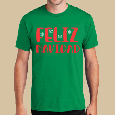 Adult T-Shirt - Winter - Feliz Navidad Red Thumbnail