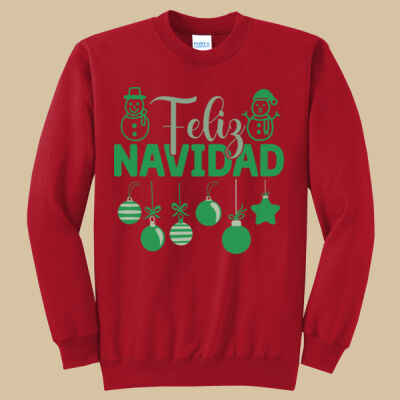 Adult Crewneck - Winter - Feliz Navidad  Thumbnail