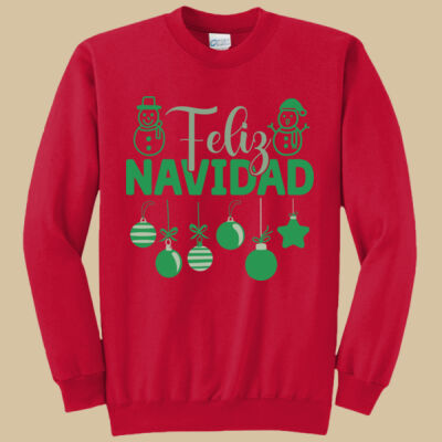Adult Crewneck - Winter - Feliz Navidad  Thumbnail