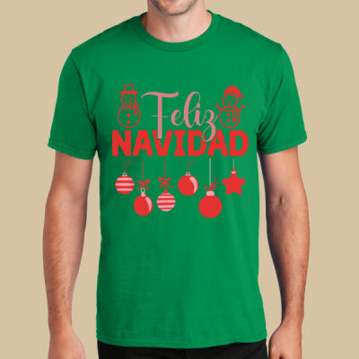 Adult T-Shirt - Winter - Feliz Navidad Red Thumbnail