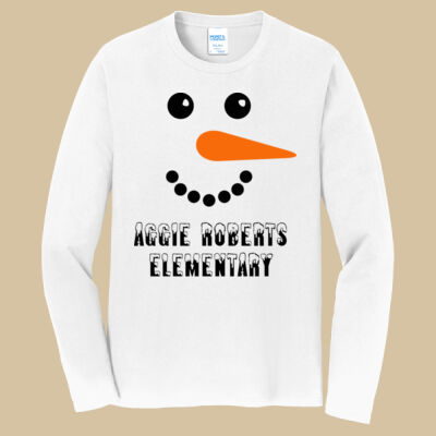 Adult Long Sleeve Shirt - Winter - Snowman  Thumbnail