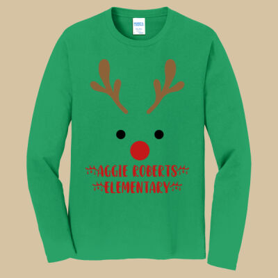 Adult Long Sleeve Shirt - Winter - Reindeer  Thumbnail