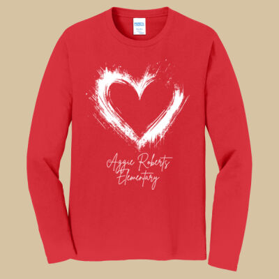 Adult Long Sleeve Shirt - Spring Holidays - Valentine's Heart Thumbnail