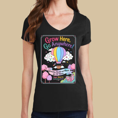 Women's Fan Favorite V Neck Tee - Grow Here Thumbnail